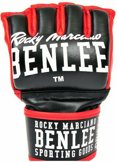 Benlee Drifty MMA Handschuhe Leder Schwarz