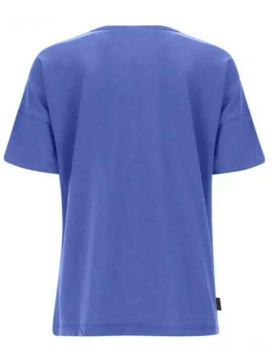 Freddy Damen Oversized T-shirt Blau