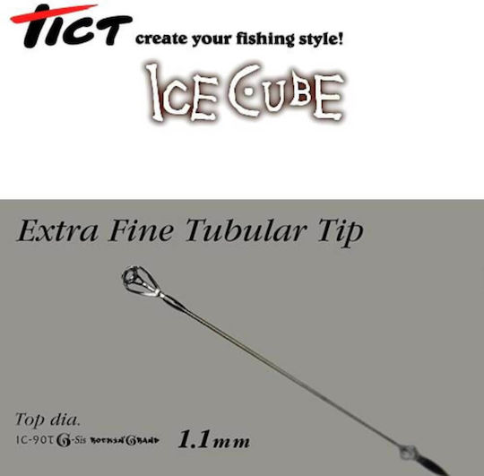 Tict Ice Cube 90TG-SIS Καλάμι Ψαρέματος για Light Rockfishing 2.76m 0.8-21gr