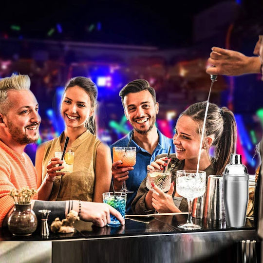 Ayaoqiang Set De Cocktail Cu Bază Din Bambus 12 Bucăți