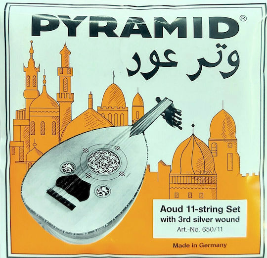 Pyramid Set of Strings for Oud Pyramid Aoud Single C (Do) Arabic/Syrian Tuning