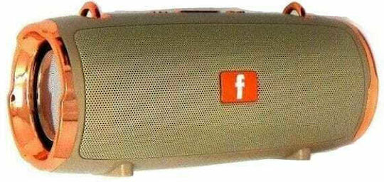 Ε61 Ηχείο Bluetooth 5W με Ραδιόφωνο και Διάρκεια Μπαταρίας έως 3 ώρες Χρυσό