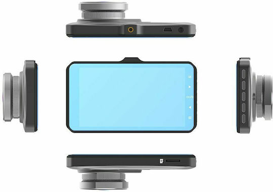 Tracer 4TS FHD CRUX 1080P Windshield Car DVR Set with Rear Camera, 4" Display with Suction Cup