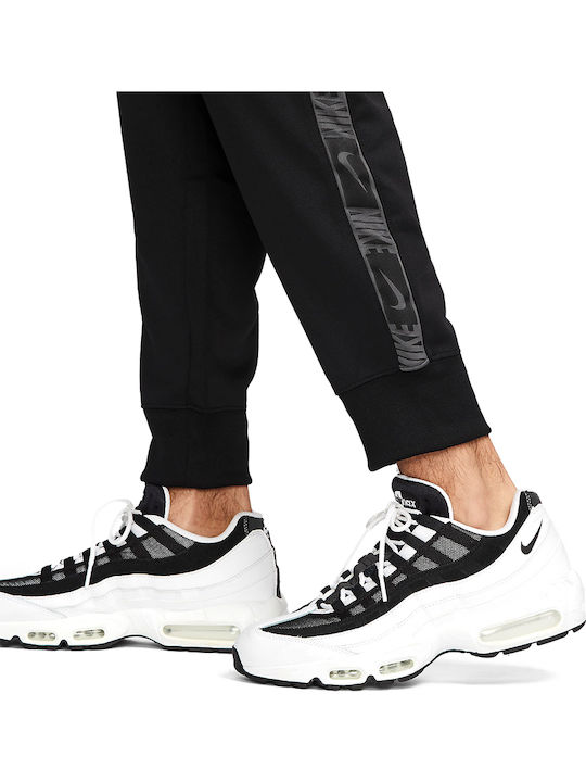 Sportswear Sweatpants Glossy with Elastic Black