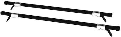 Hermes Roof Bars Metallic M8 132cm. 2010+ (with Roof Rack Legs) Black