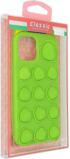 Ancus Pop It Back Cover Silicone with Strap Green (iPhone 12 Pro Max) 35238