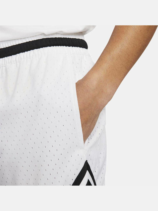 Bermudă Sportivă de Bărbați Dri-Fit Albă
