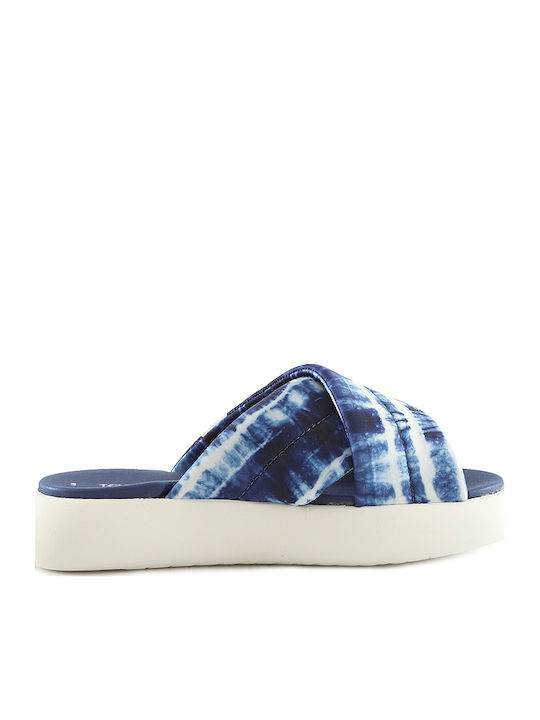 Alpargata Mallow Women's Flat Sandals in Blue Color