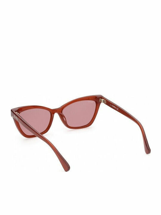 Max Mara Sunglasses Brown With Horn-Rimmed Frame Max Mara Sunglasses Brown With Horn-Rimmed Frame
