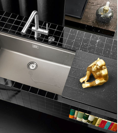 Schock 629188 Sink Rack Silicone Black 40x41.5cm