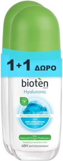 Bioten Hyaluronic 48h Roll-On 2 x 50ml