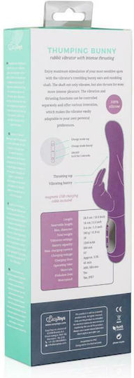 Easytoys Thumping Bunny Δονητής Rabbit 27cm Purple