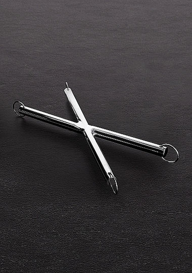 Triune X-Hog Tie Bar Handschellen in Gray Farbe