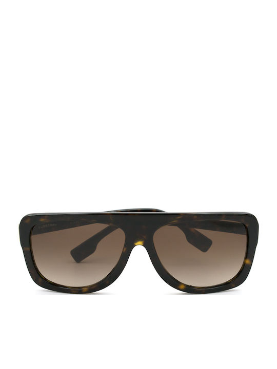 Burberry Joan Women's Sunglasses with Brown Tartaruga Plastic Frame and Brown Gradient Lens BE4362 300213
