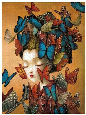 Madame Butterfly Puzzle 2D 1000 Bucăți