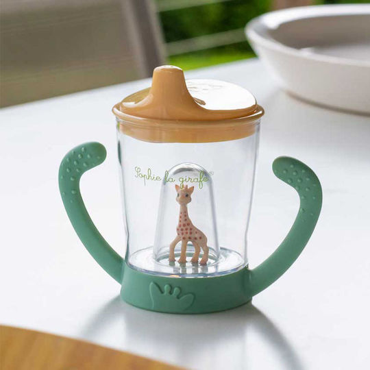 Sophie La Girafe Non Drip Educational Sippy Cup Plastic with Handles Multicolour for 6m+m+ 180ml