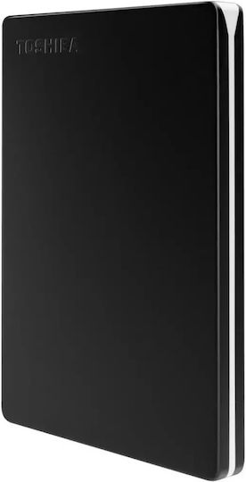 Toshiba Canvio Slim USB 3.0 External 2.5" HDD 2TB Black