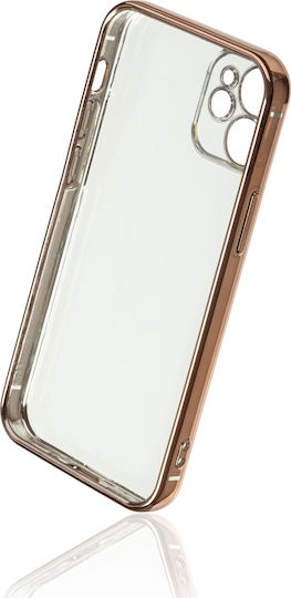 Naxius Plating Back Cover Silicone Gold (iPhone 12 mini)