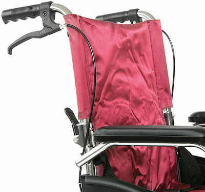 Vita Orthopaedics Αμαξίδιο Αλουμινίου Μεταφοράς VT401 09-2-004 45cm Burgundy