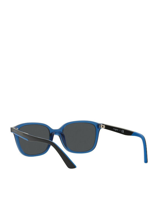 Vogue Quadratische Kinder-Sonnenbrillen Blau