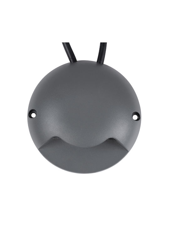 GloboStar Stepluna Außenstehlampe LED Wall Washer 6W RGB IP65 Grau