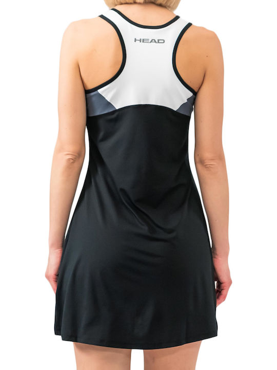 Head Club 22 Mini Athletic Dress Sleeveless Black