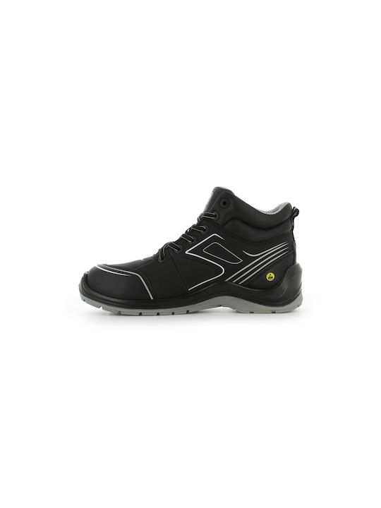 Safety Jogger Composite Toe Cap Flow Wasserdicht Stiefel Sicherheit Schwarz S3 mit Zertifizierung P, ESD ,SRC