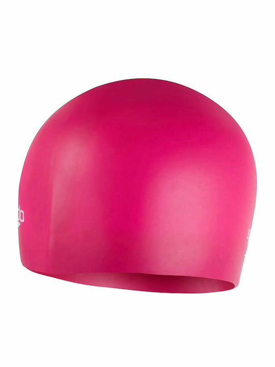 Speedo Plain Moulded Шапка За Плуване За Възрастни Розова Speedo Plain Moulded Шапка За Плуване За Възрастни Розова