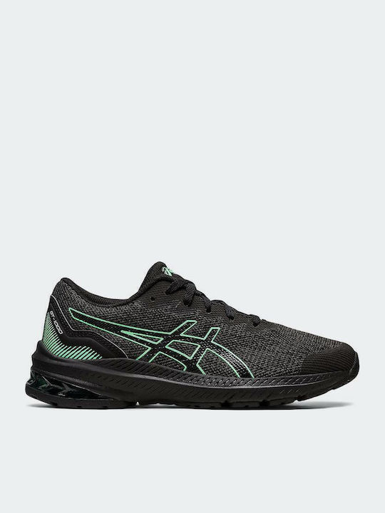 GT-1000 11 GS Kids Sports Shoes Running with Laces Black