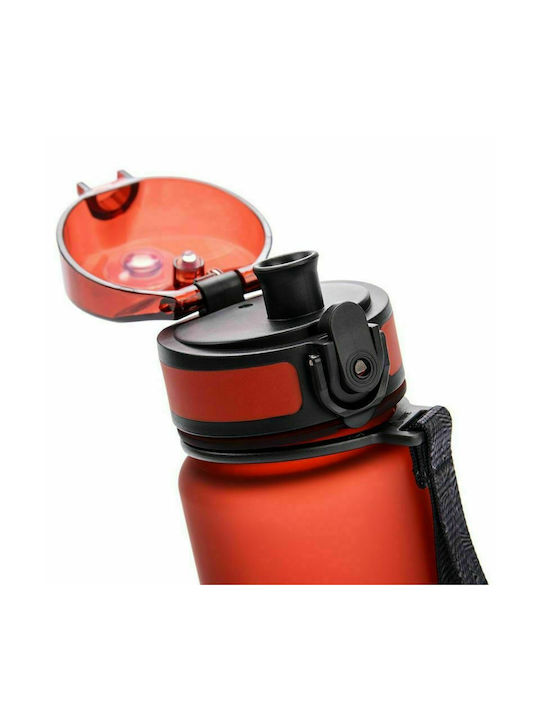 Meteor Бутилка Пластмаса 650мл Червен