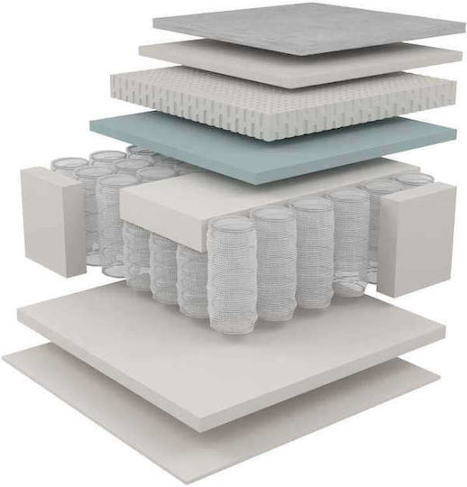 Dunlopillo Royal Sovereign Halb-Doppel Ergonomisch Matratze Latex / Schaum 110x190x32cm