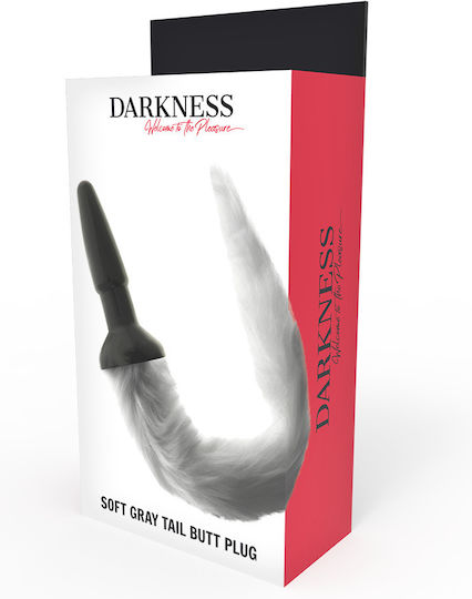 Pipedream Darkness Tail Butt Silicone Plug Anal Plug Gray