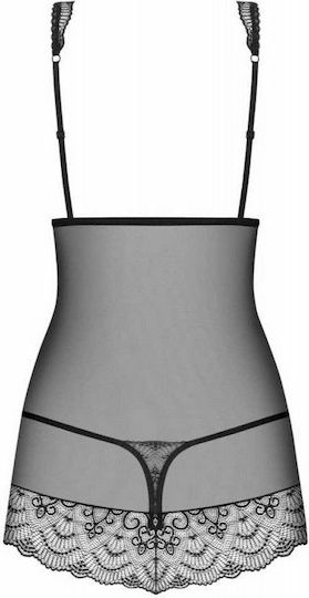 Obsessive Firella Set Sexy Babydoll Black