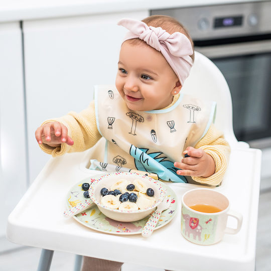Babyono Active Baby Seal Waterproof Coverall Plastic with Hoop & Loop Fastener Gray for 24 m+