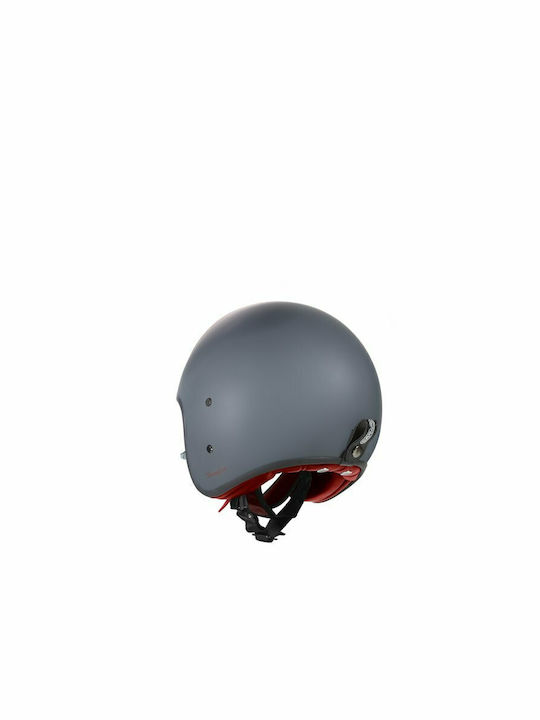 Garibaldi G03X Matt Grey Motorcycle Helmet Jet ECE 22.05 with Sun Visor
