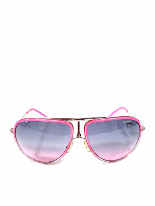 Carrera Men's Sunglasses with Pink Frame and Grey Gradient Lens 15 XDY/FF