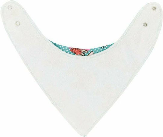 Laken Katuki Saguyaki Flamenca Waterproof Bandana Fabric with Button Light Blue for 3 m+ YQFV