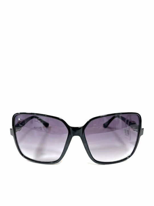 Guess Guess Women's Sunglasses with Black Horn-Rimmed Frame and Grey Gradient Lenses GU7812 01B