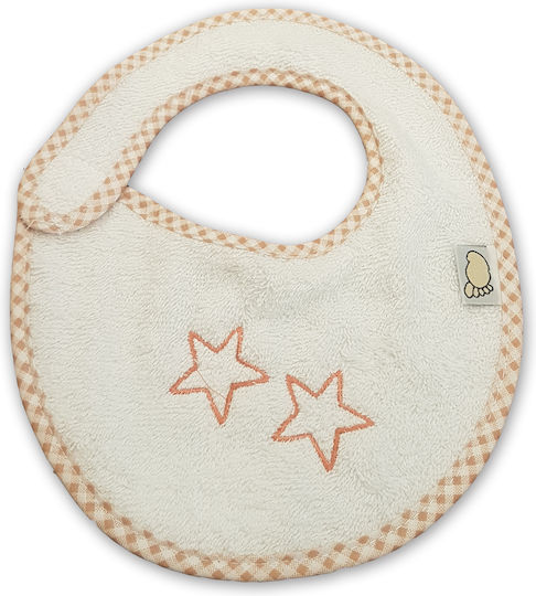 Figlio Bino Bib Fabric with Hoop & Loop Fastener Brown