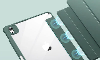 ESR Rebound Hybrid Pro Flip Cover Piele artificială / Plastic Frosted Green (iPad Air 2020/2022 / iPad Pro 2020 11" / iPad Pro 2021 11")