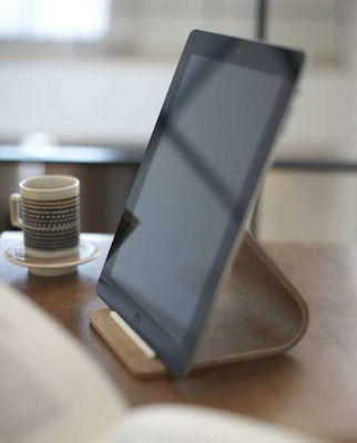 Yamazaki Plywood Tablet Stand Desktop Brown