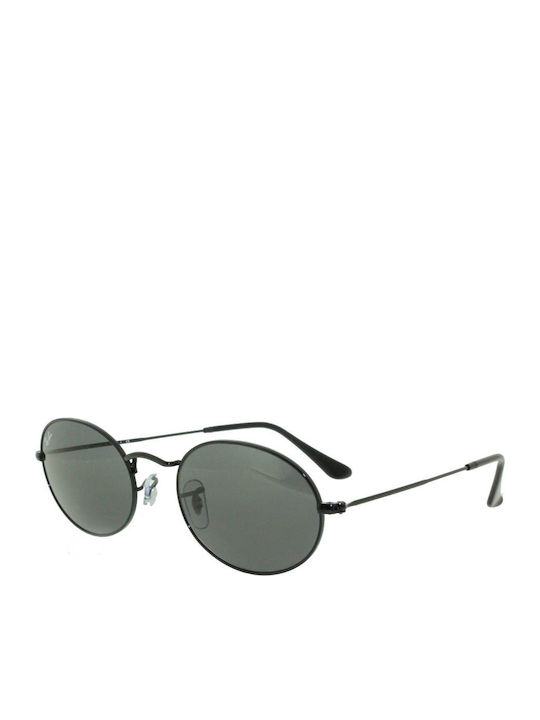 Ray Ban Унисекс Слънчеви Очила с Черна Метална Рамка и Черни Стъкла RB3547 002/B1