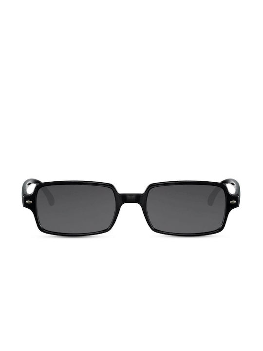 Solo-Solis Sunglasses with Black Acetate Frame and Black Lenses NDL6092