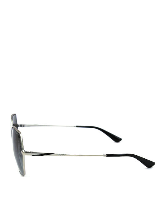 Vogue Women's Sunglasses with Silver Metal Frame and Gray Gradient Lens VO4207S 323/11