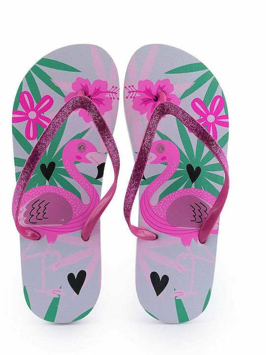 1222-0567 Women's Flip Flops Fuchsia