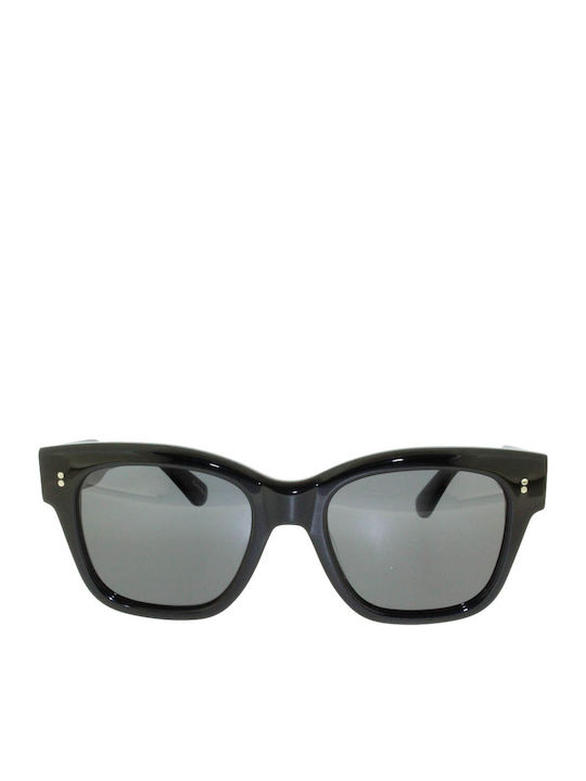 Chimi 07 Unisex Sunglasses with Black Plastic Frame and Black Lens