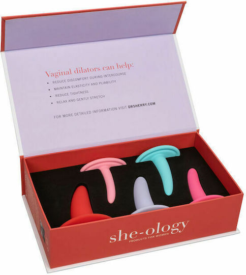 Calexotics She-ology 5-piece Wearable Vaginal Dilator Set 5er-Satz Dildo