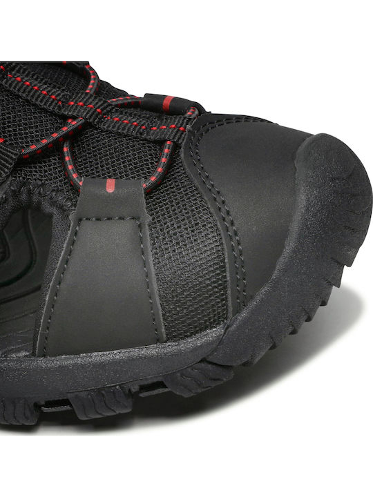 Herrensandalen in Schwarz Farbe