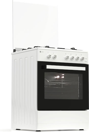 Thermogatz TGS 5021 WH Gasherd 49Es B60cm. White