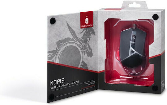 Spartan Gear Kopis RGB Gaming Ποντίκι 10000 DPI Μαύρο